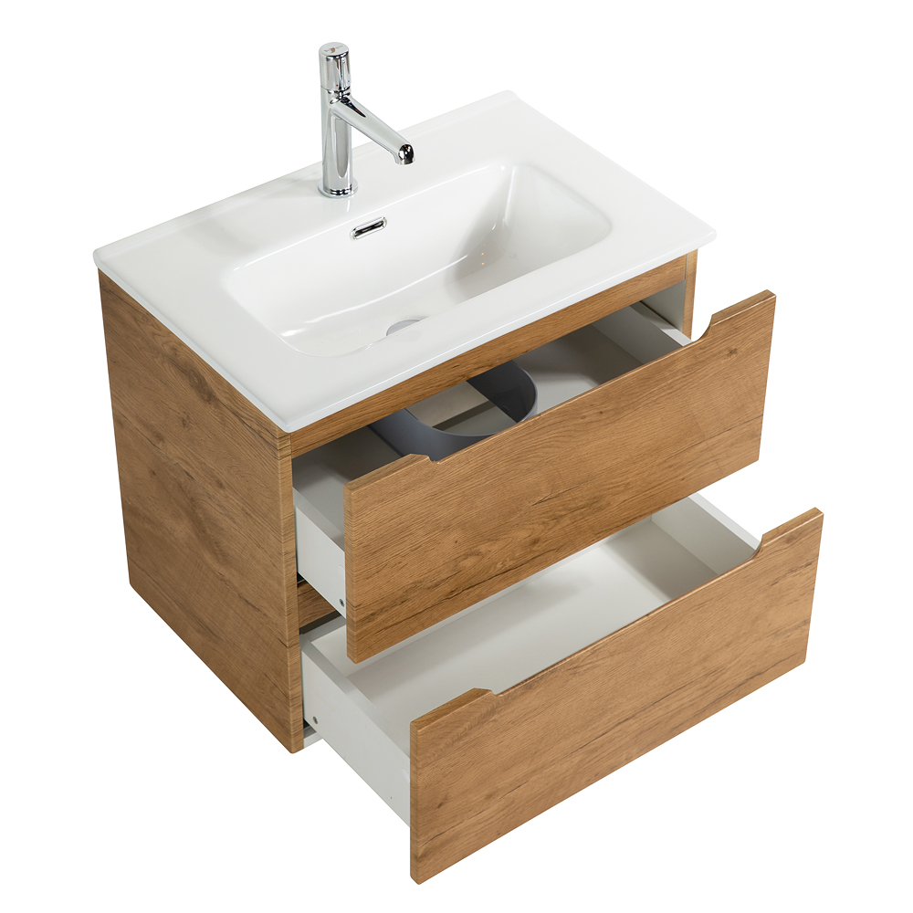 Тумба подвесная с раковиной BelBagno ETNA39-700/390-2C-SO-RN-P+BB700/390ETL