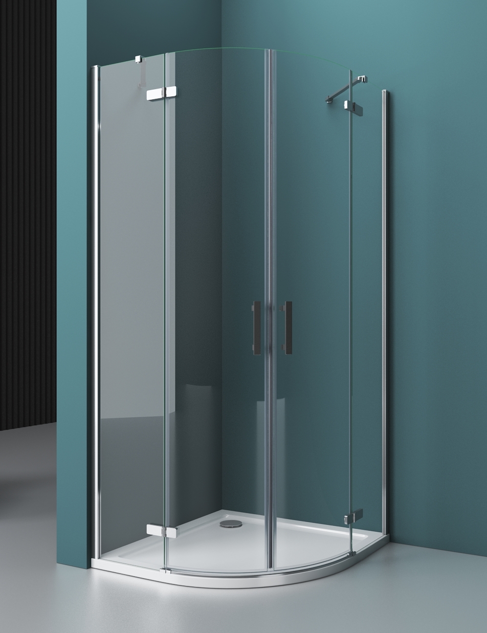 купить Душевой уголок BelBagno KRAFT-R-2-100-C-Cr 
